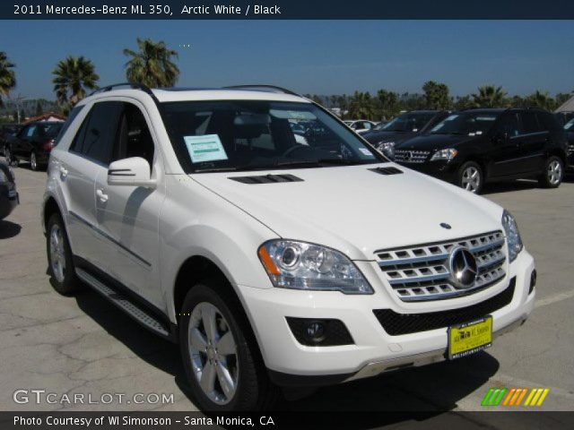 2011 Mercedes-Benz ML 350 in Arctic White