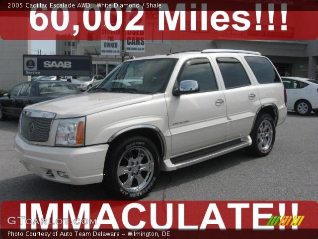 2005 Cadillac Escalade AWD in White Diamond