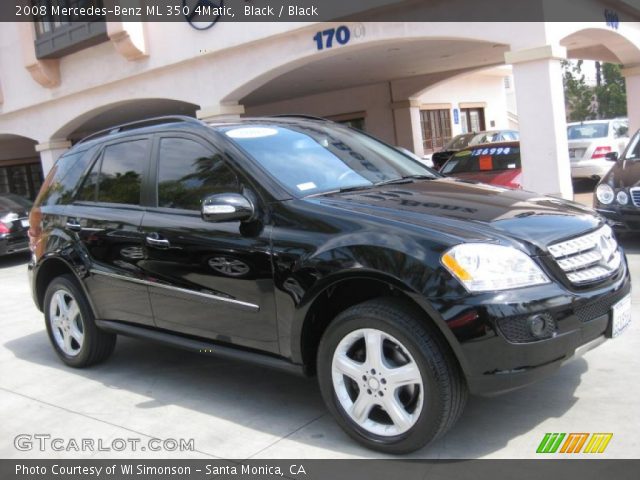 2008 Mercedes-Benz ML 350 4Matic in Black