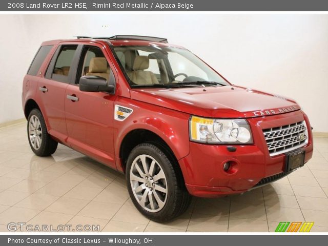 2008 Land Rover LR2 HSE in Rimini Red Metallic