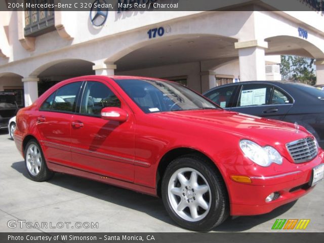 2004 Mercedes-Benz C 320 Sedan in Mars Red