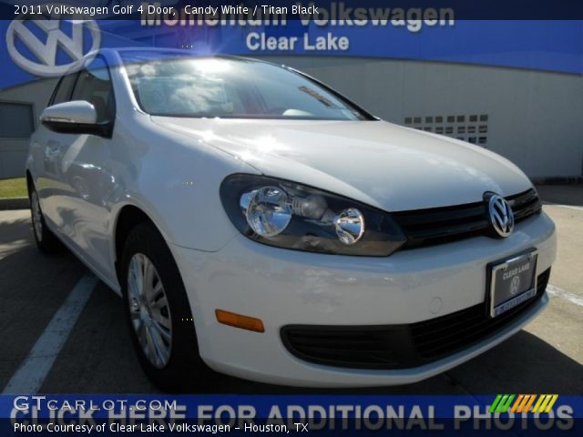 2011 Volkswagen Golf 4 Door in Candy White