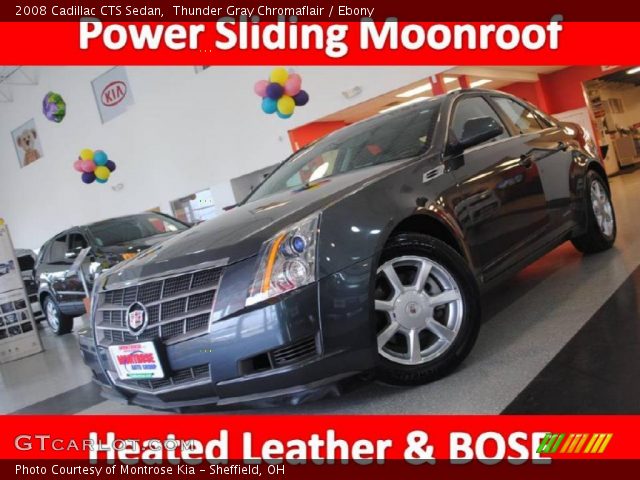 2008 Cadillac CTS Sedan in Thunder Gray Chromaflair