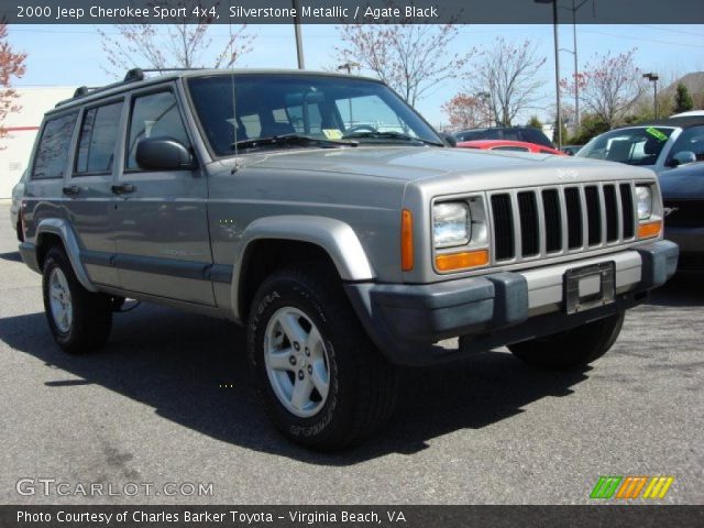 2000 Jeep Cherokee Sport 4x4 in Silverstone Metallic