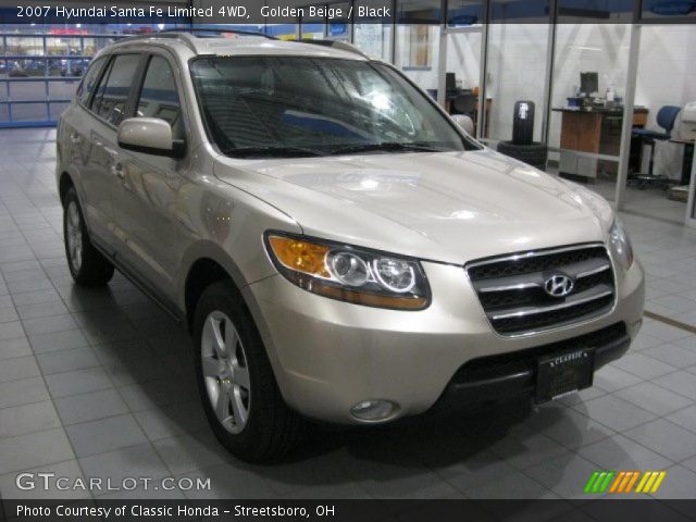 2007 Hyundai Santa Fe Limited 4WD in Golden Beige