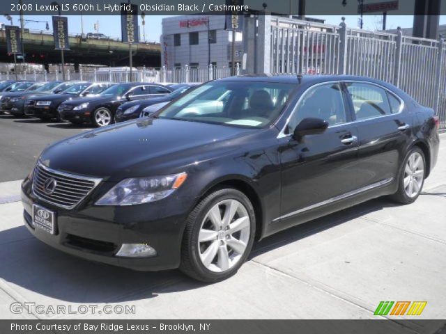 2008 Lexus LS 600h L Hybrid in Obsidian Black