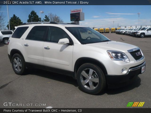 2011 GMC Acadia SLT AWD in White Diamond Tintcoat