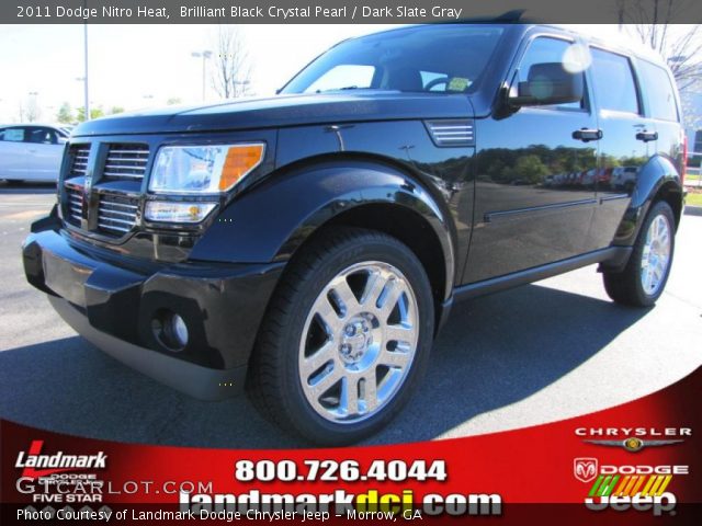 2011 Dodge Nitro Heat in Brilliant Black Crystal Pearl