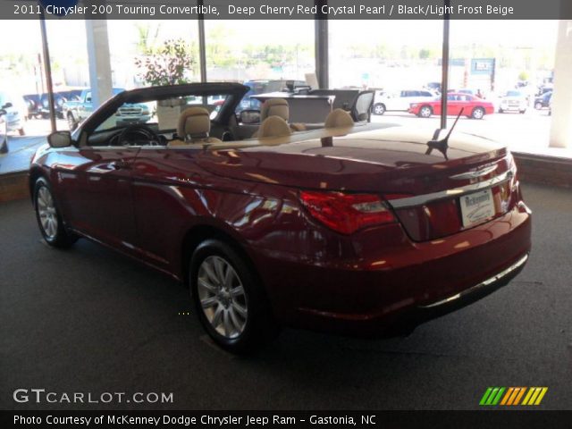 2011 Chrysler 200 Touring Convertible in Deep Cherry Red Crystal Pearl