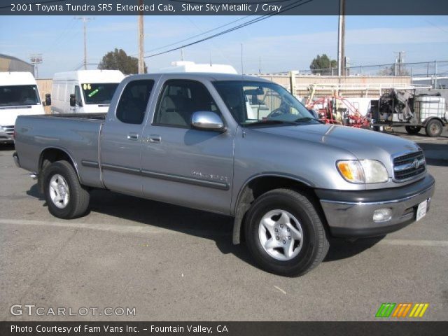 2001 Toyota Tundra SR5 Extended Cab in Silver Sky Metallic