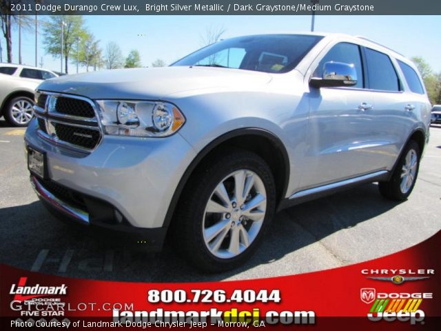 2011 Dodge Durango Crew Lux in Bright Silver Metallic