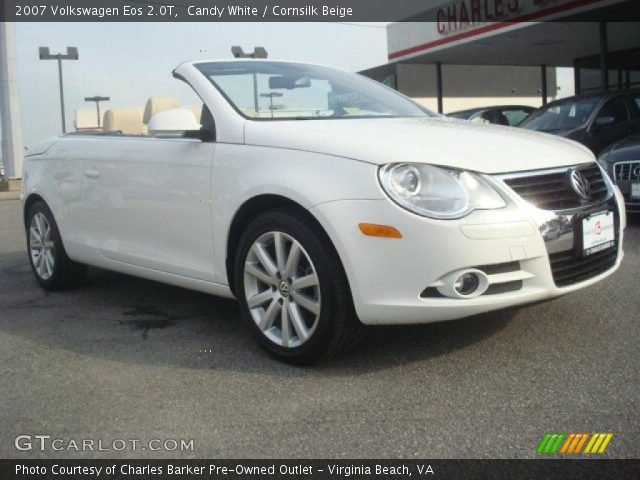 2007 Volkswagen Eos 2.0T in Candy White