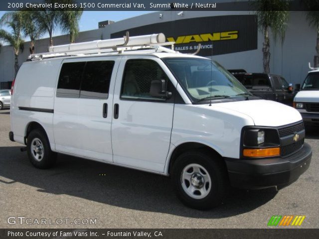 2008 Chevrolet Express 1500 Commercial Van in Summit White