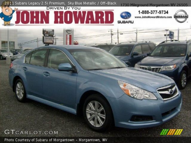 2011 Subaru Legacy 2.5i Premium in Sky Blue Metallic