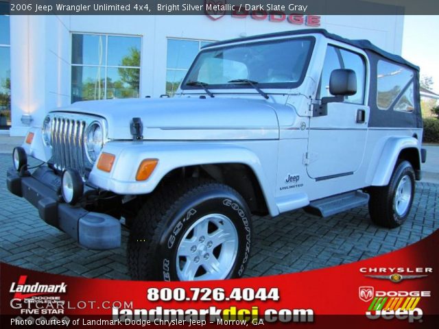 2006 Jeep Wrangler Unlimited 4x4 in Bright Silver Metallic