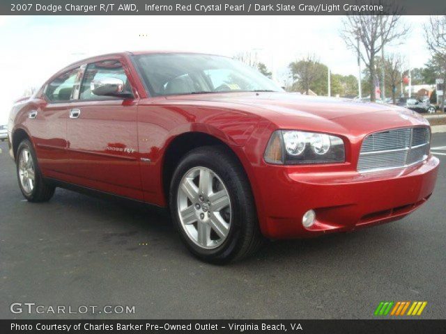 2007 Dodge Charger R/T AWD in Inferno Red Crystal Pearl