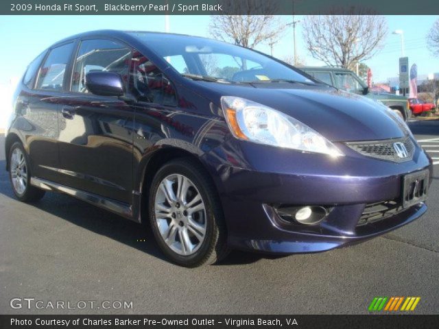2009 Honda Fit Sport in Blackberry Pearl