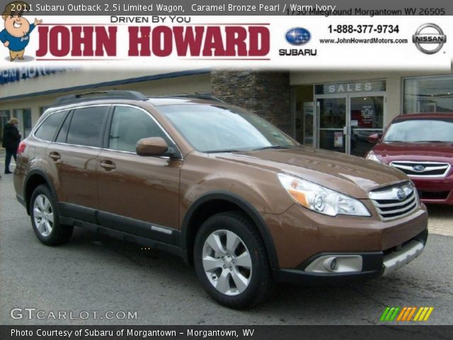 2011 Subaru Outback 2.5i Limited Wagon in Caramel Bronze Pearl