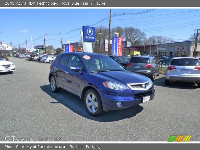 2008 Acura RDX Technology in Royal Blue Pearl