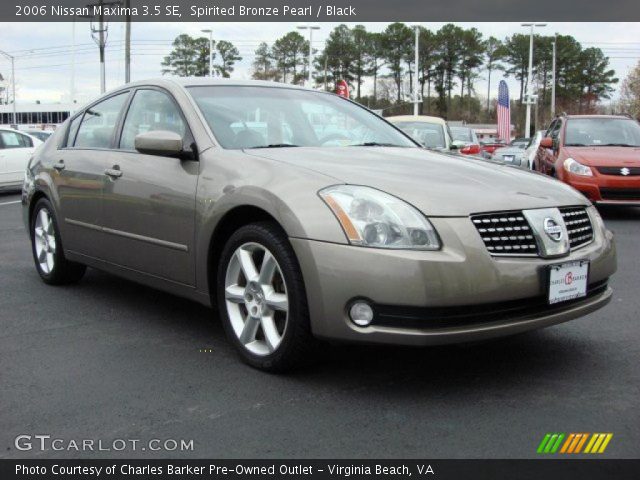 2006 Nissan Maxima 3.5 SE in Spirited Bronze Pearl