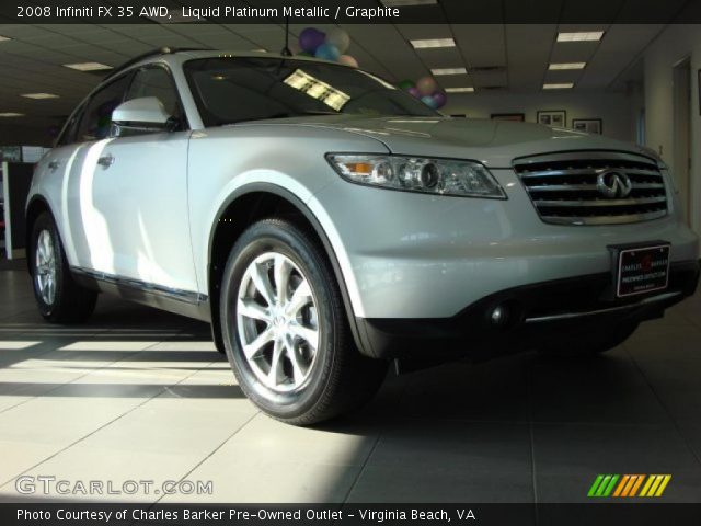 2008 Infiniti FX 35 AWD in Liquid Platinum Metallic