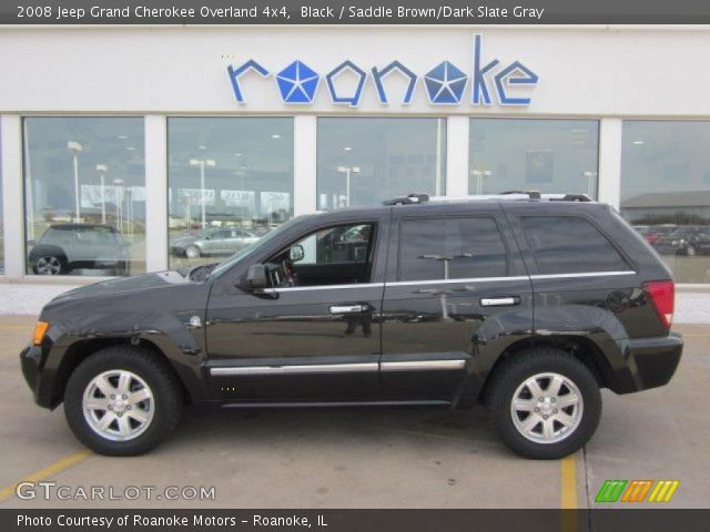 2008 Jeep Grand Cherokee Overland 4x4 in Black
