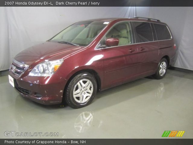 2007 Honda odyssey dark cherry pearl