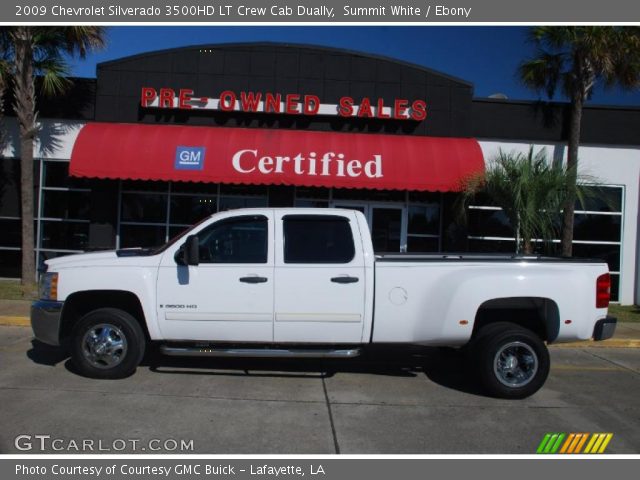2009 Chevrolet Silverado 3500HD LT Crew Cab Dually in Summit White