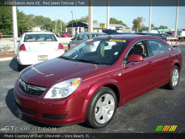 2009 Saturn Aura XE in Red Jewel Tintcoat