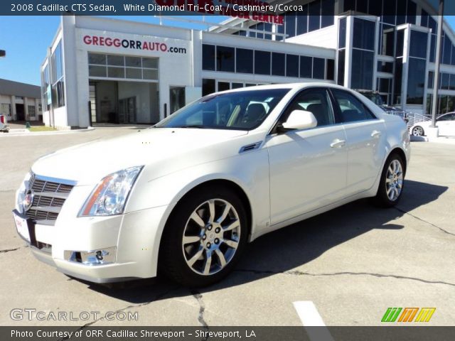 2008 Cadillac CTS Sedan in White Diamond Tri-Coat