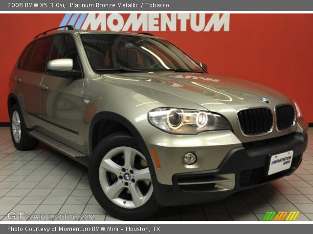 2008 BMW X5 3.0si in Platinum Bronze Metallic