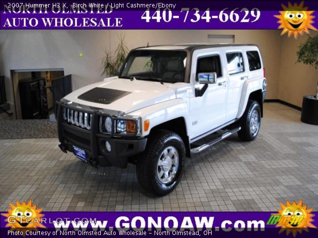 2007 Hummer H3 X in Birch White