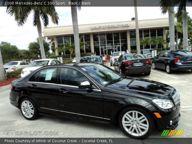 2008 Mercedes-Benz C 300 Sport in Black