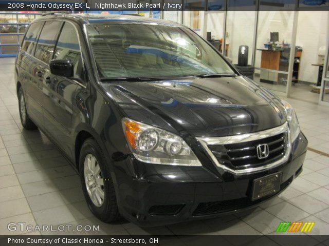 2008 Honda Odyssey EX-L in Nighthawk Black Pearl