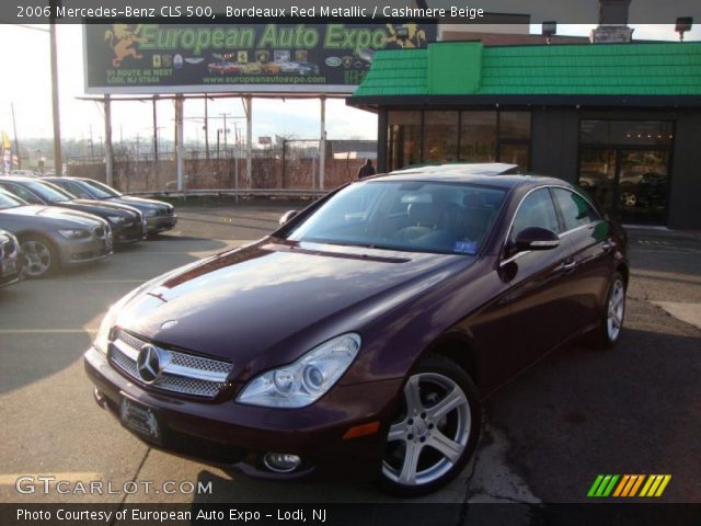 2006 Mercedes-Benz CLS 500 in Bordeaux Red Metallic