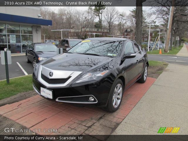 2010 Acura ZDX AWD Technology in Crystal Black Pearl