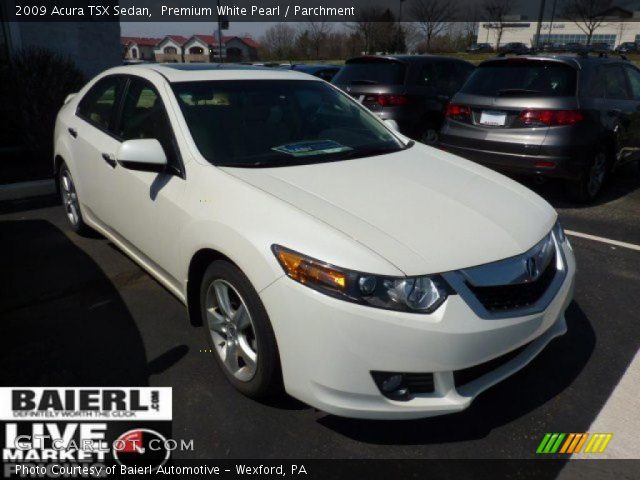 2009 Acura TSX Sedan in Premium White Pearl
