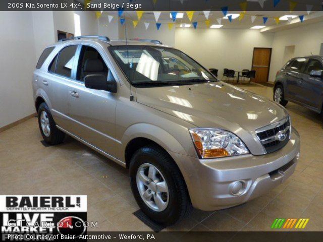 2009 Kia Sorento LX 4x4 in Sand Beige