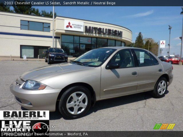 2003 Chevrolet Cavalier LS Sedan in Sandrift Metallic