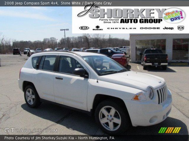 2008 Jeep Compass Sport 4x4 in Stone White