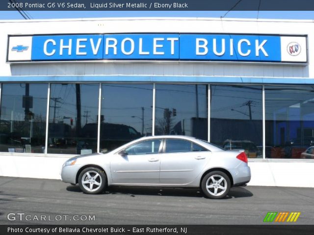 2008 Pontiac G6 V6 Sedan in Liquid Silver Metallic