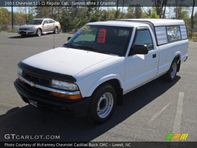 2003 Chevrolet S10 LS Regular Cab in Summit White
