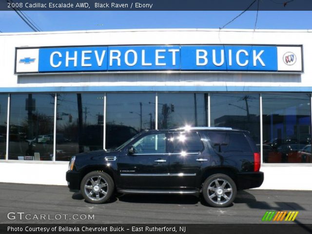 2008 Cadillac Escalade AWD in Black Raven