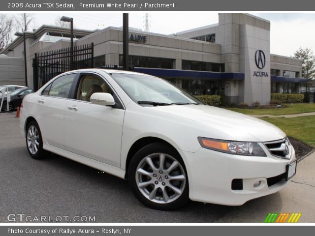 2008 Acura TSX Sedan in Premium White Pearl