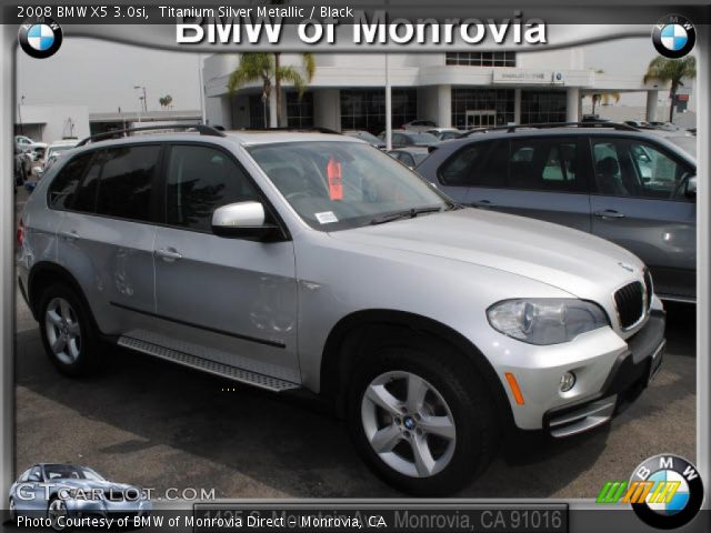2008 BMW X5 3.0si in Titanium Silver Metallic