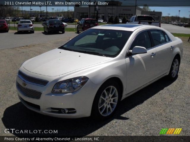 2011 Chevrolet Malibu LTZ in White Diamond Tricoat