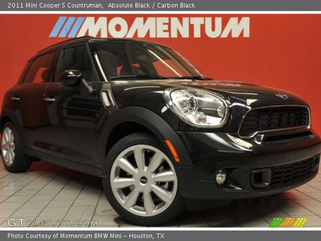 2011 Mini Cooper S Countryman in Absolute Black
