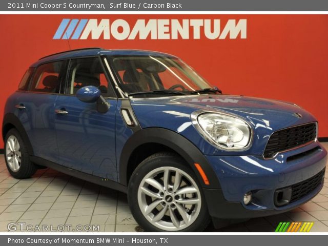 2011 Mini Cooper S Countryman in Surf Blue