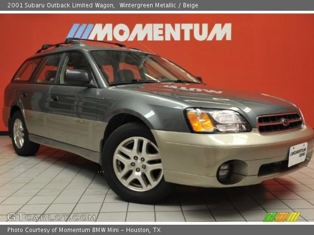 2001 Subaru Outback Limited Wagon in Wintergreen Metallic