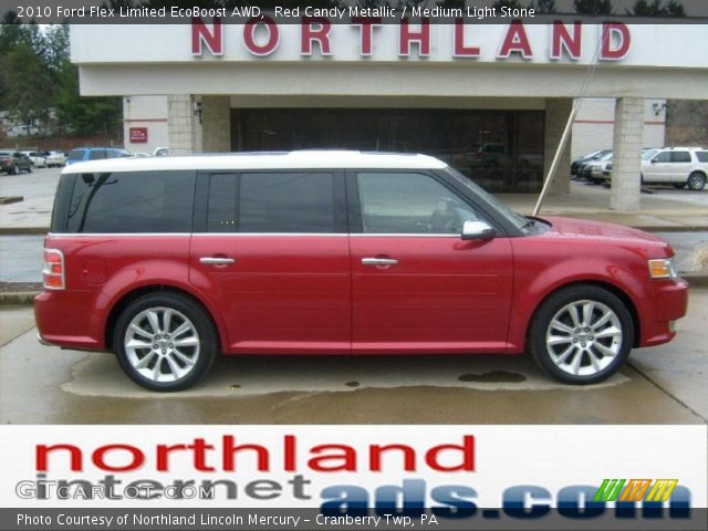 2010 Ford Flex Limited EcoBoost AWD in Red Candy Metallic